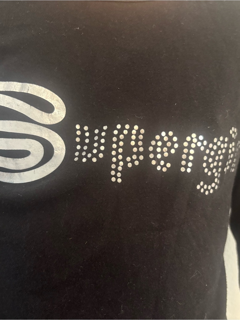 Black Supergirl Long Sleeve - Picture 2 of 4